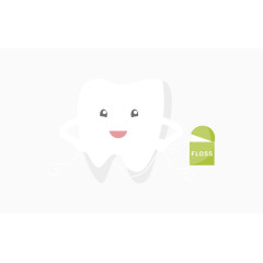 口腔卡通可爱牙