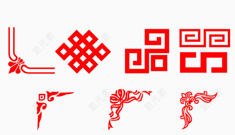 中国传统边框元素