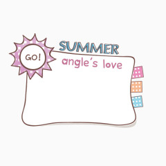 卡通太阳可爱促销展示设计