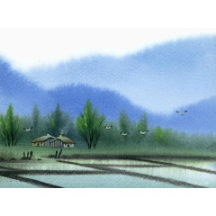 清幽脱俗水乡风景