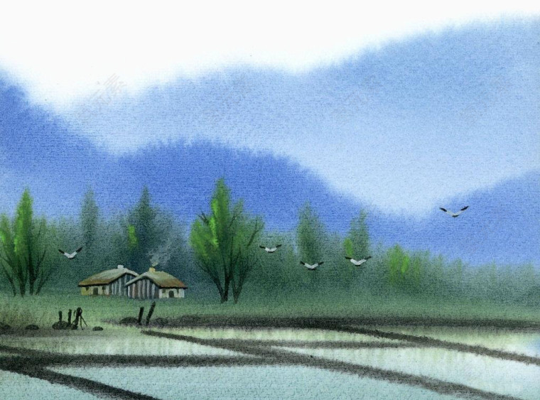 清幽脱俗水乡风景