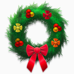 假日花环节日节日的花环