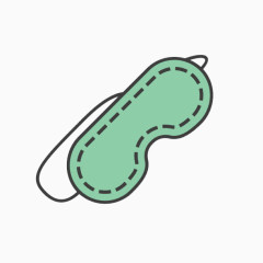 眼膜旅程面具睡眠睡眠面膜旅行