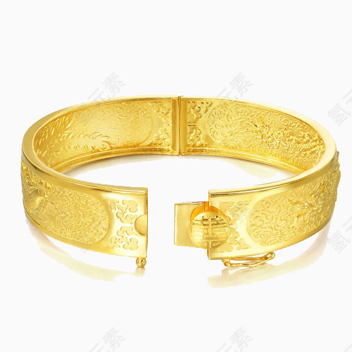 周生生黄金足金龙凤婚嫁手镯龙凤呈祥手镯女款56579K三