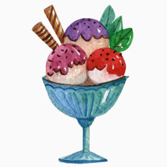 卡通冰淇淋球球