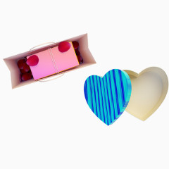 节日桃心礼物包装06