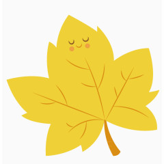 一张害羞的叶子