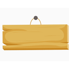 卡通手绘木质吊牌