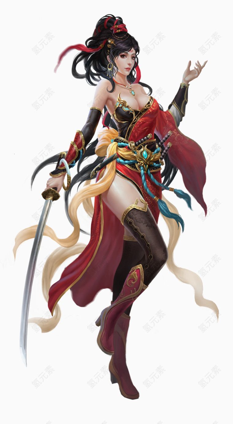 人物古装女素材