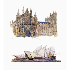 悉尼歌剧院 (澳大利亚)西敏寺(英国)
