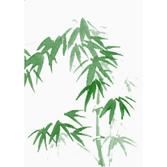 国画竹叶