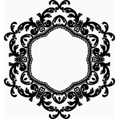 简约 黑白 边框