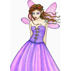 欧美人物图片素材西方女孩卡通