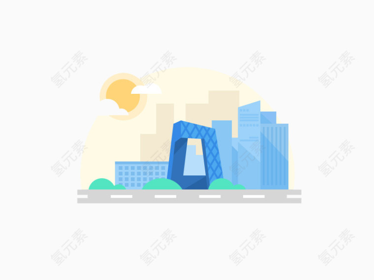 扁平化北京