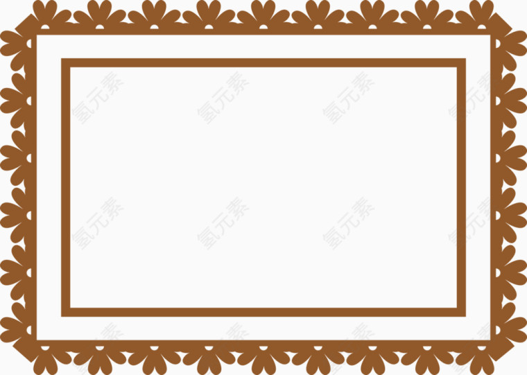 长方形边框