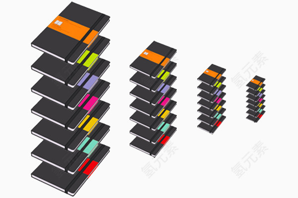 各式笔记本素材