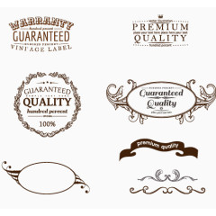 欧美花纹标题元素合集