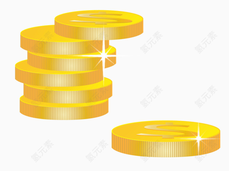 矢量金币