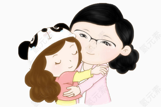 妈妈温暖的怀抱