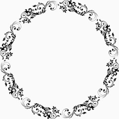 简约 黑白 边框