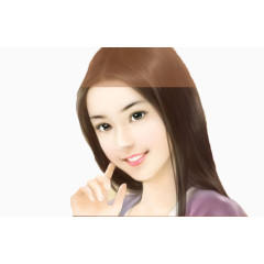 水彩水粉封面美女壁纸