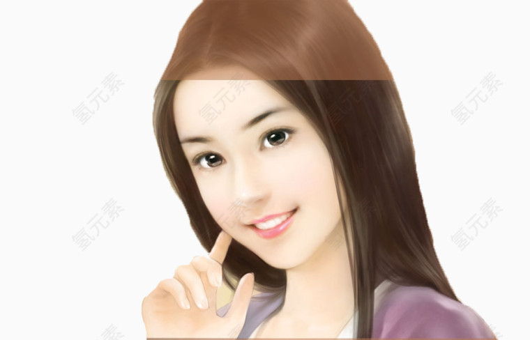 水彩水粉封面美女壁纸