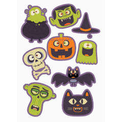 万圣节鬼怪图标