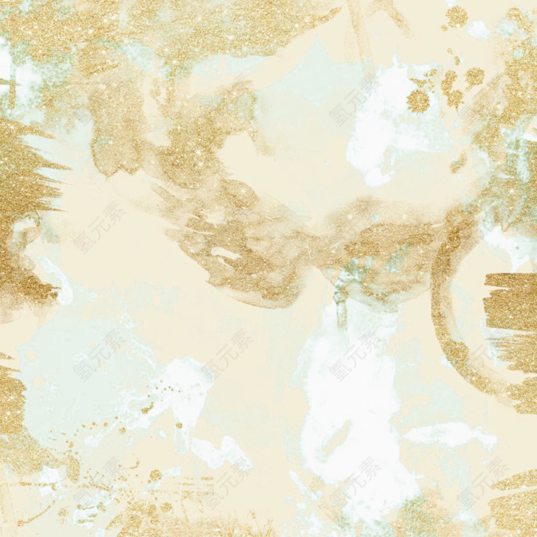 金色粒子斑驳背景