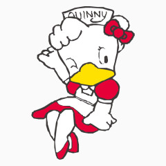 卡通手绘唐老鸭