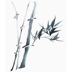 中国风水墨竹子