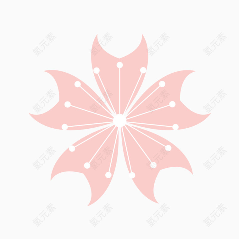 樱花矢量素材