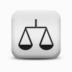 不光滑的白色的广场图标迹象规模signs-icons