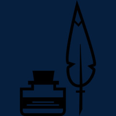 羽毛和墨水瓶图标