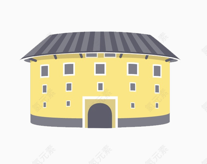 扁平化旅游景点