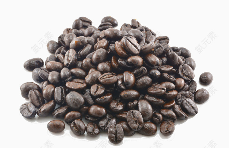 一堆咖啡豆