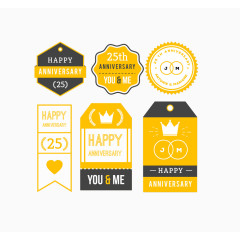 25周年标签吊牌