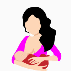 妈妈给婴儿喂奶