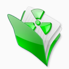 档案水晶强烈的图标