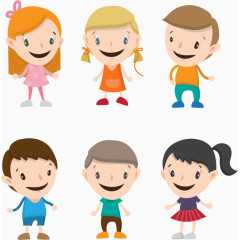 开心的儿童儿童节