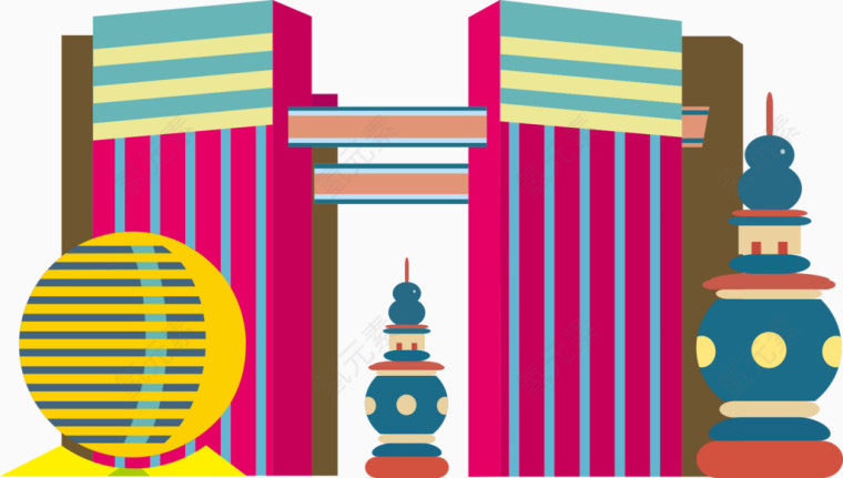 几何城市建筑