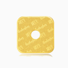 周生生投资金片Au999.9四方进宝金片(金条)88390D30一