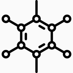 科学研究学习系列全套线框图标化学公式