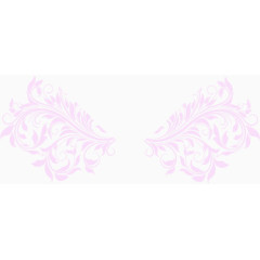 粉红色花纹底纹元素