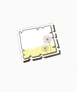 卡通漫画风格对话框