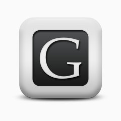 磨砂白广场图标社会媒体标志谷歌标志广场社会媒体标识图标