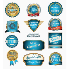 13款精美优质标签矢量