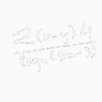 粉笔画复杂数学公式