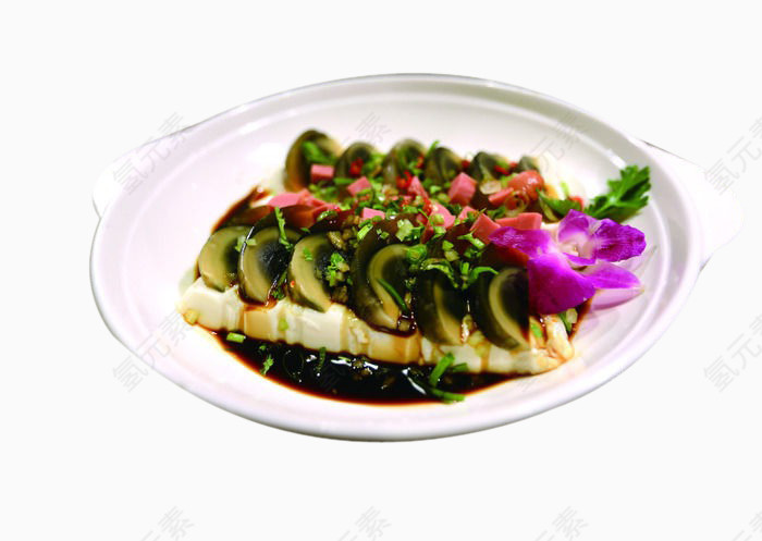 凉拌皮蛋豆腐