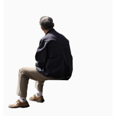 坐着的人物