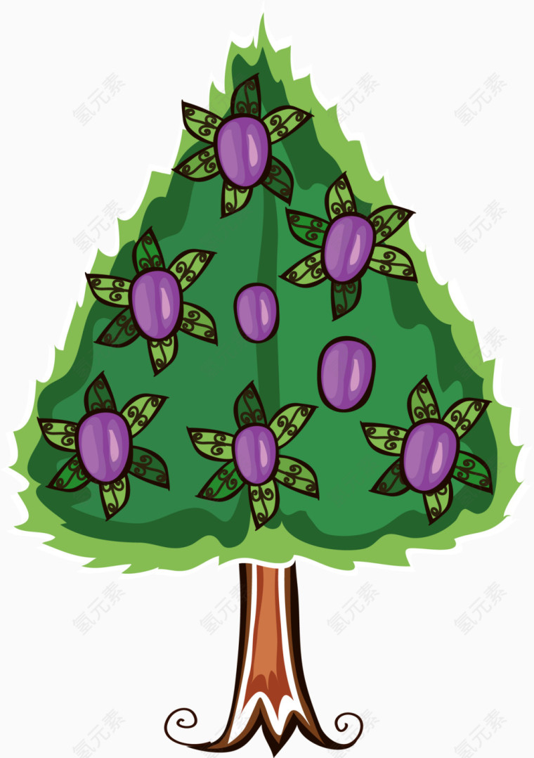 清新卡通春天主题矢量素材